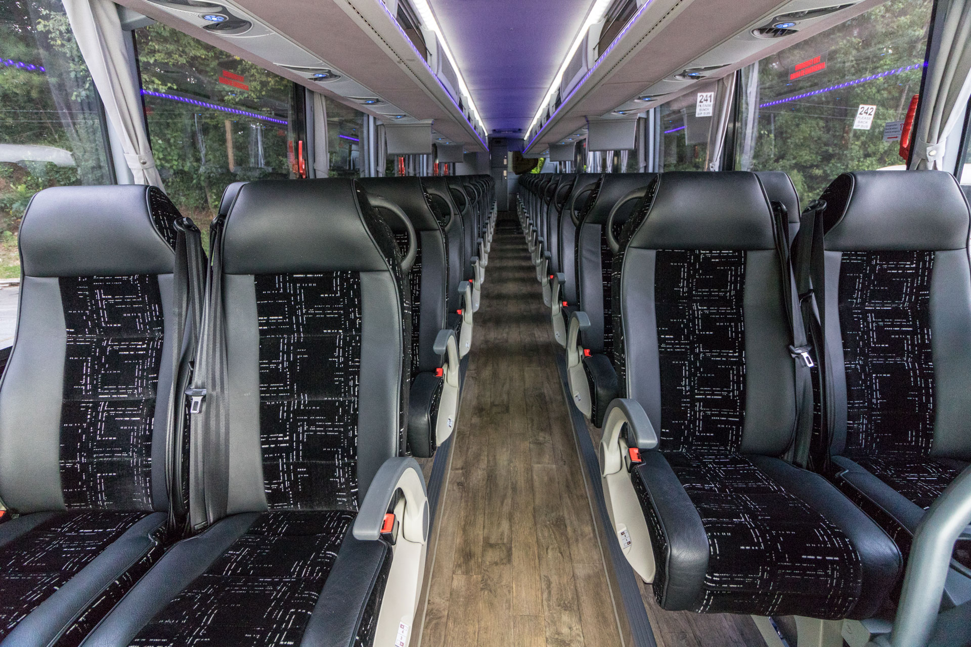 56 Passenger Luxury Coach Bus - Atlanta Limousine